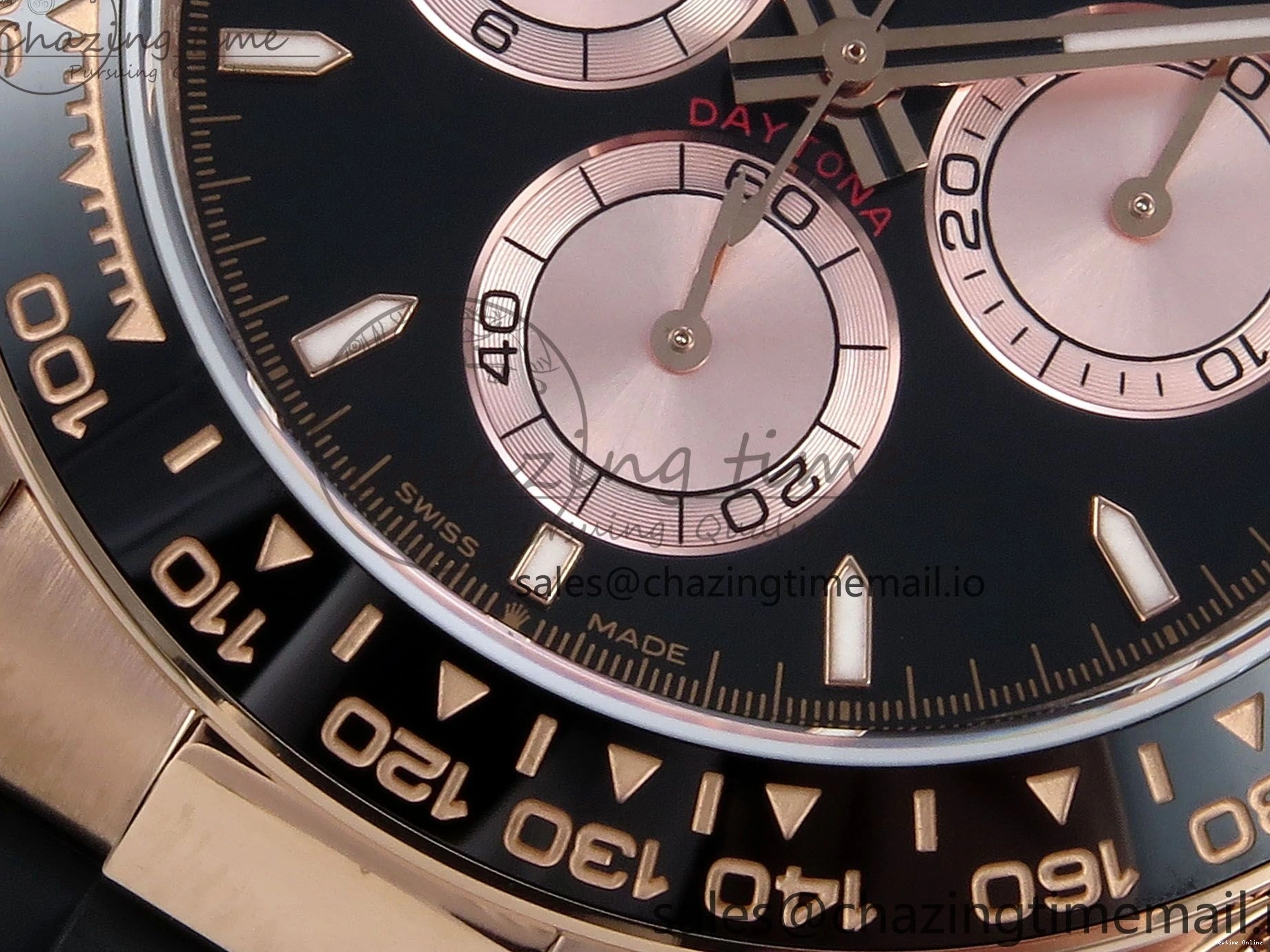 0206 Bold Daytona 126515 QF 1:1 Best Edition Black RG Dial on Oysterflex Strap SH4131 V 702